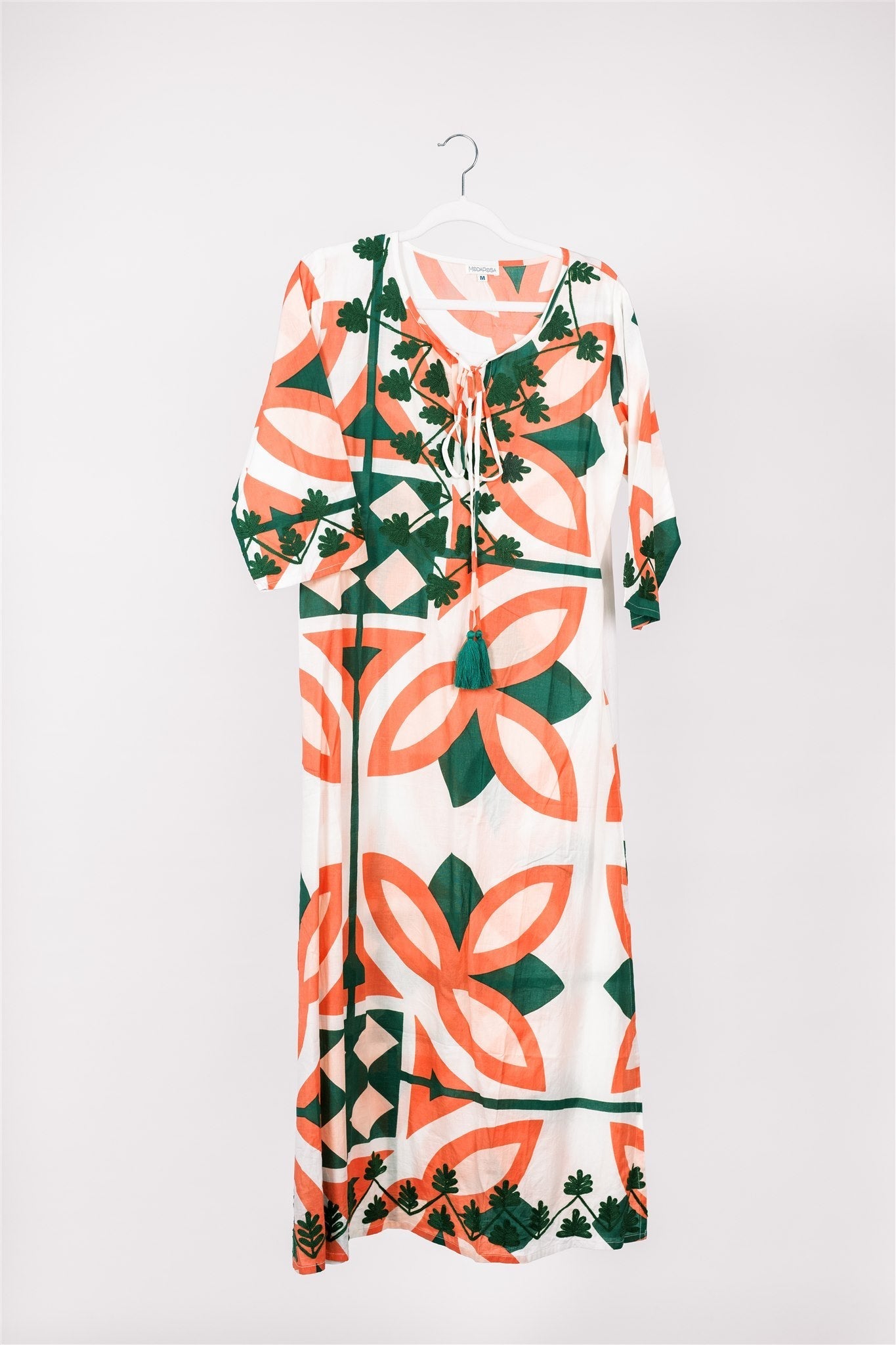 Elina Maxi Dress Moroccan Picturesque Pink Green