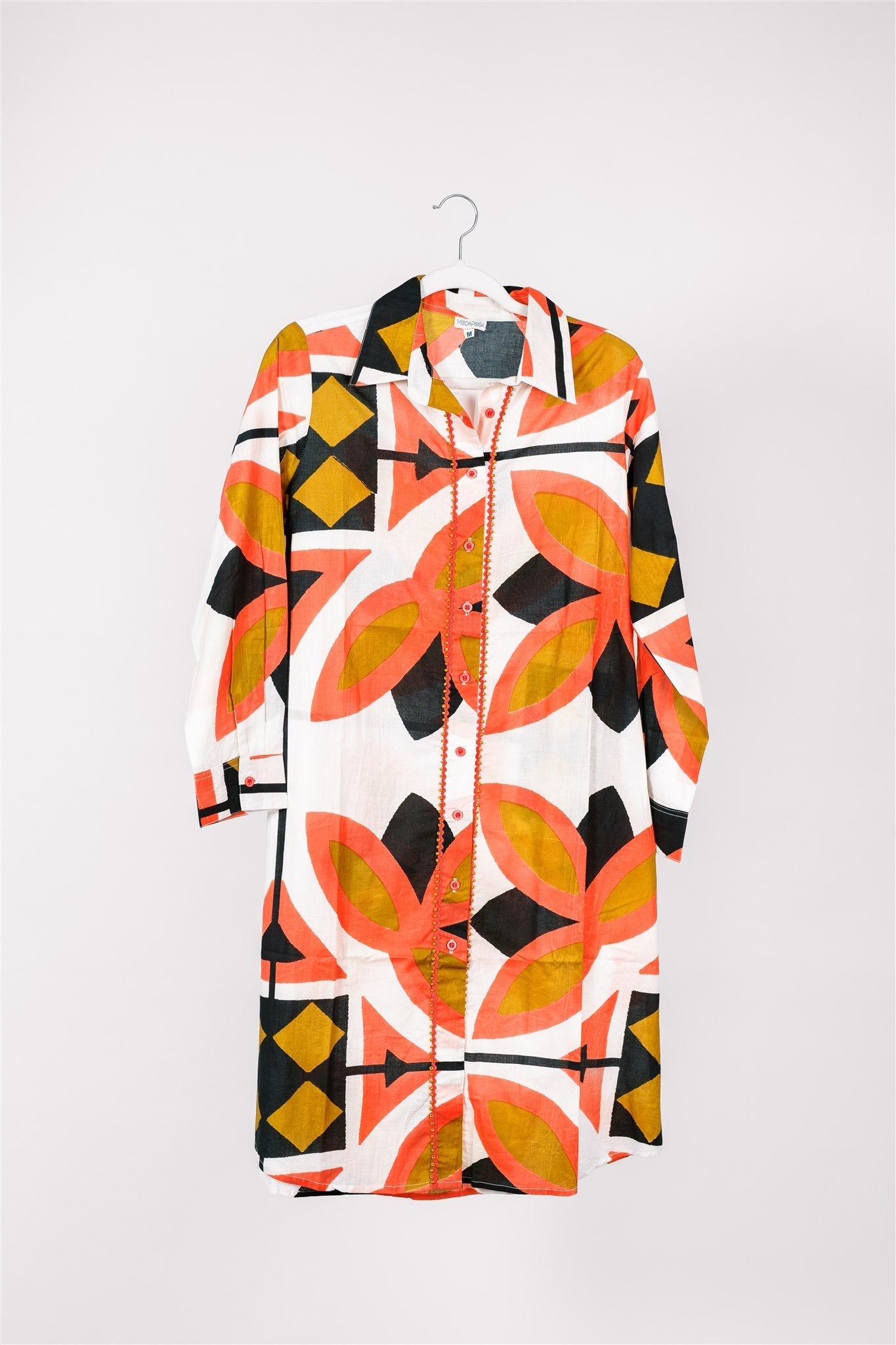 - Carlotta Dress Moroccan Picturesque Bronze Pink Black