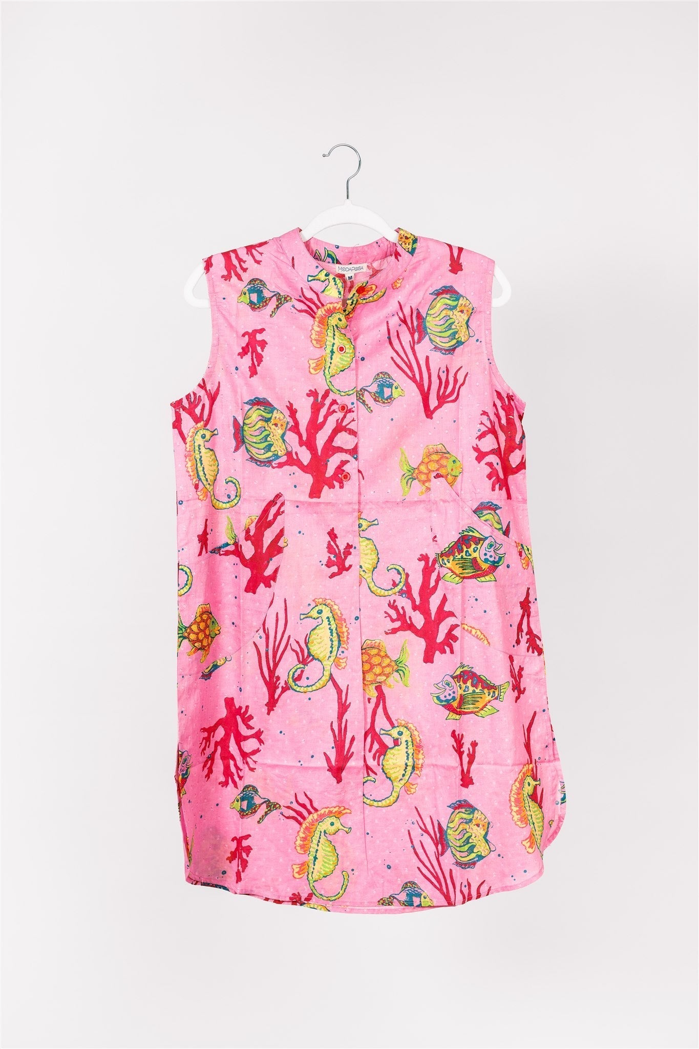 Gabriella Dress Sealife Pink Multi
