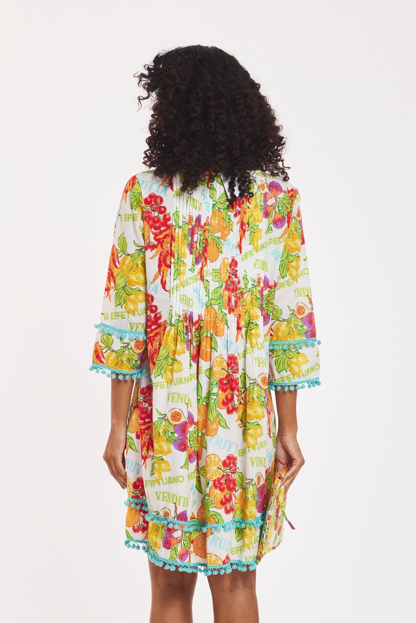- Pamela Dress Fruttivendolo White Multi