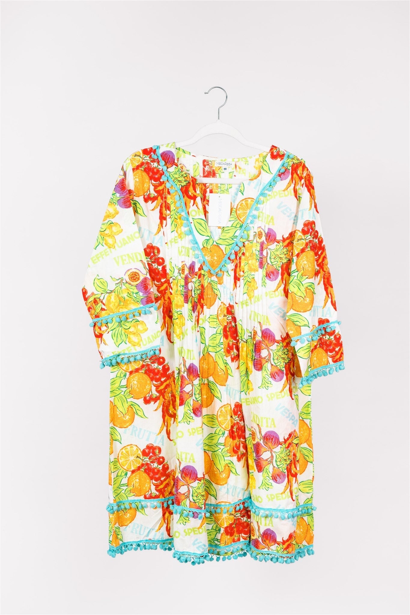 - Pamela Dress Fruttivendolo White Multi