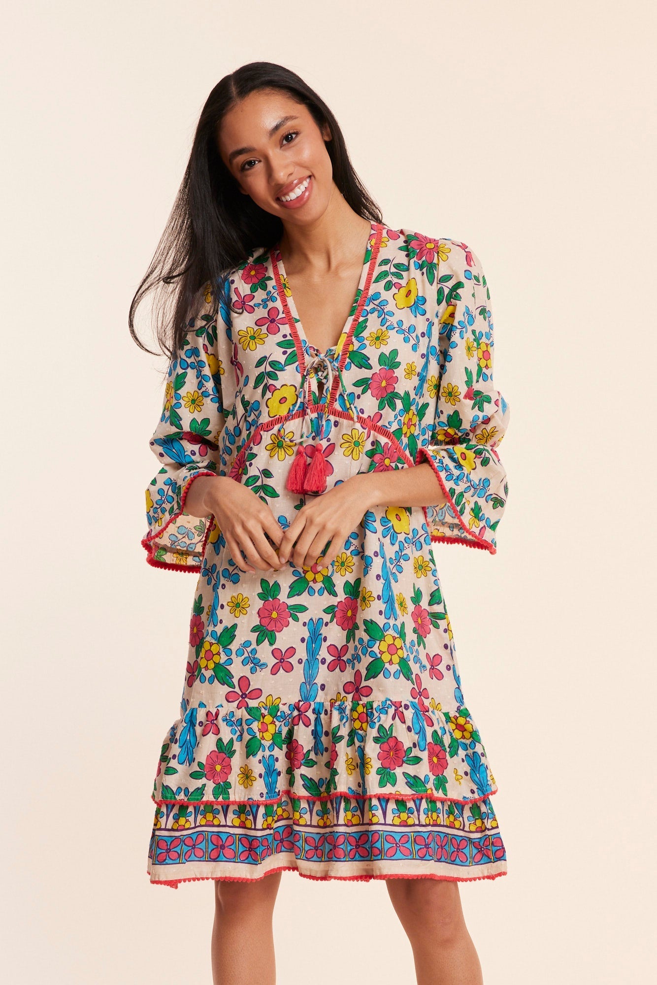 Brigida Dress in Spanish Flower