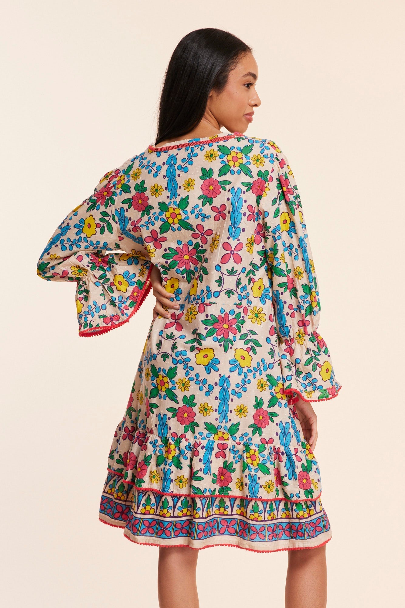 Brigida Dress in Spanish Flower