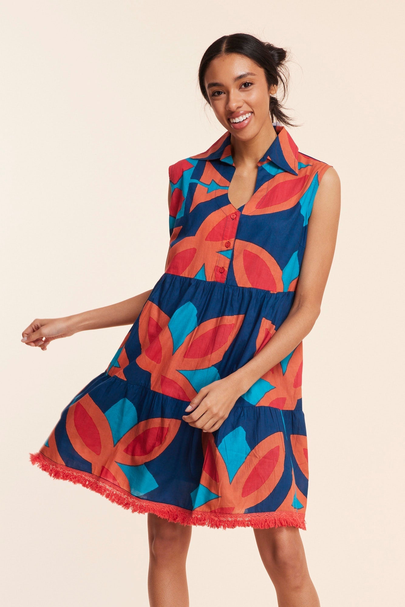 Preorder - Cadenza Dress in Moroccan Picturesque