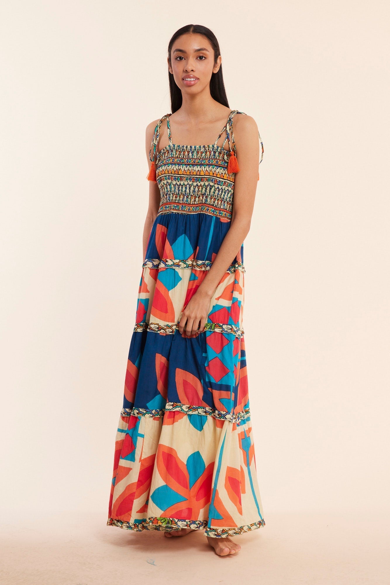 Preorder - Dianora Dress in Moroccan Combo