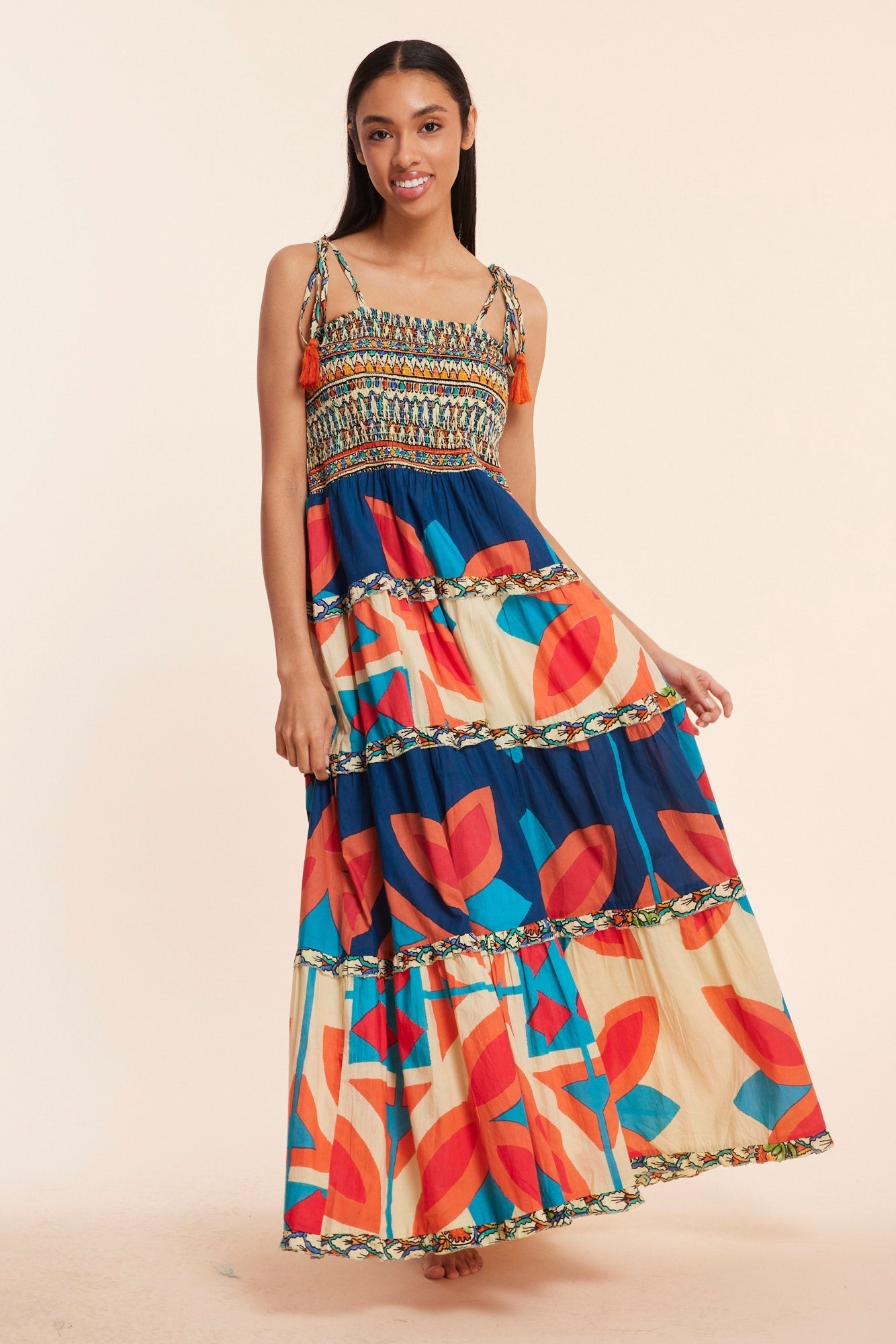 Preorder - Dianora Dress in Moroccan Combo