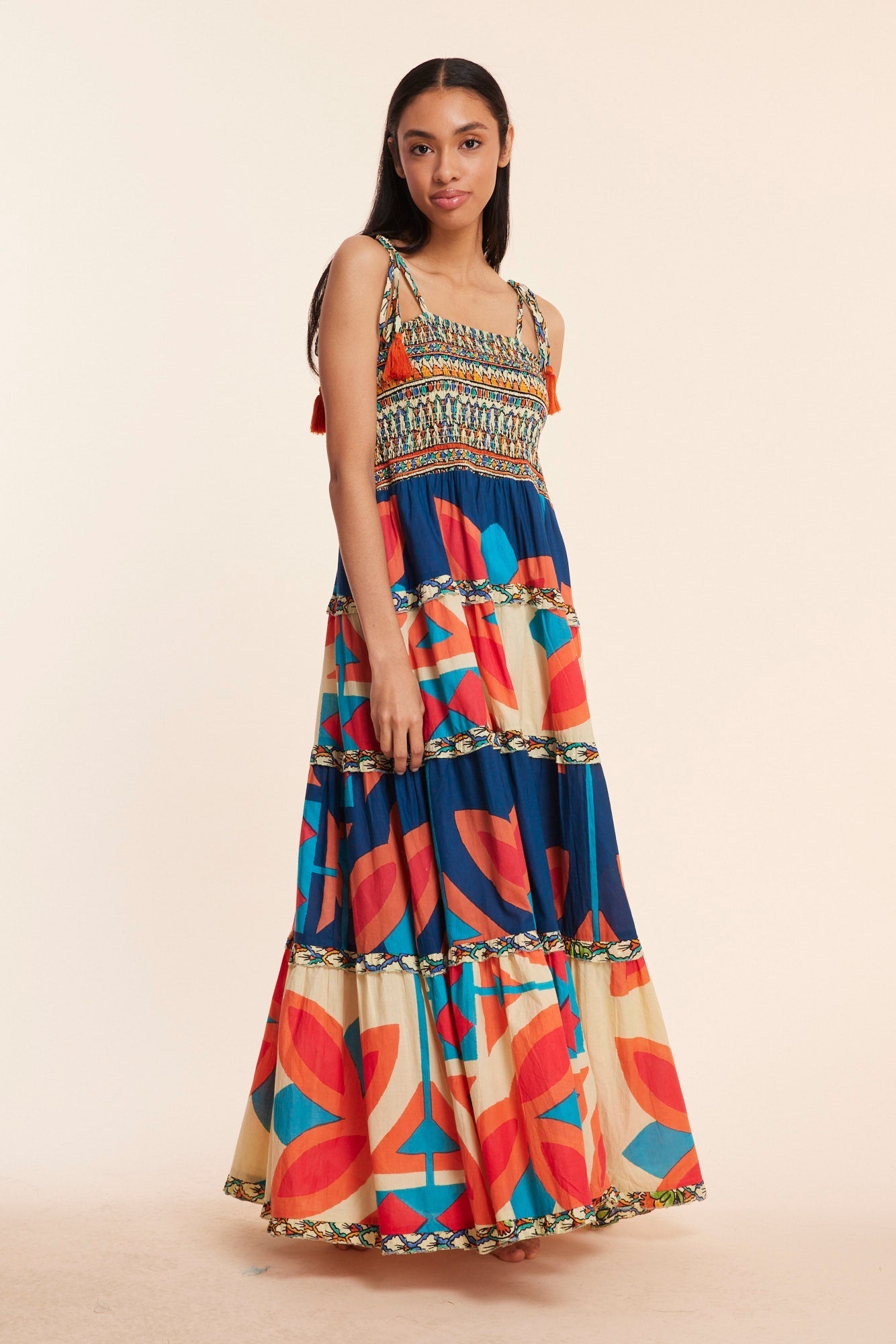 Preorder - Dianora Dress in Moroccan Combo