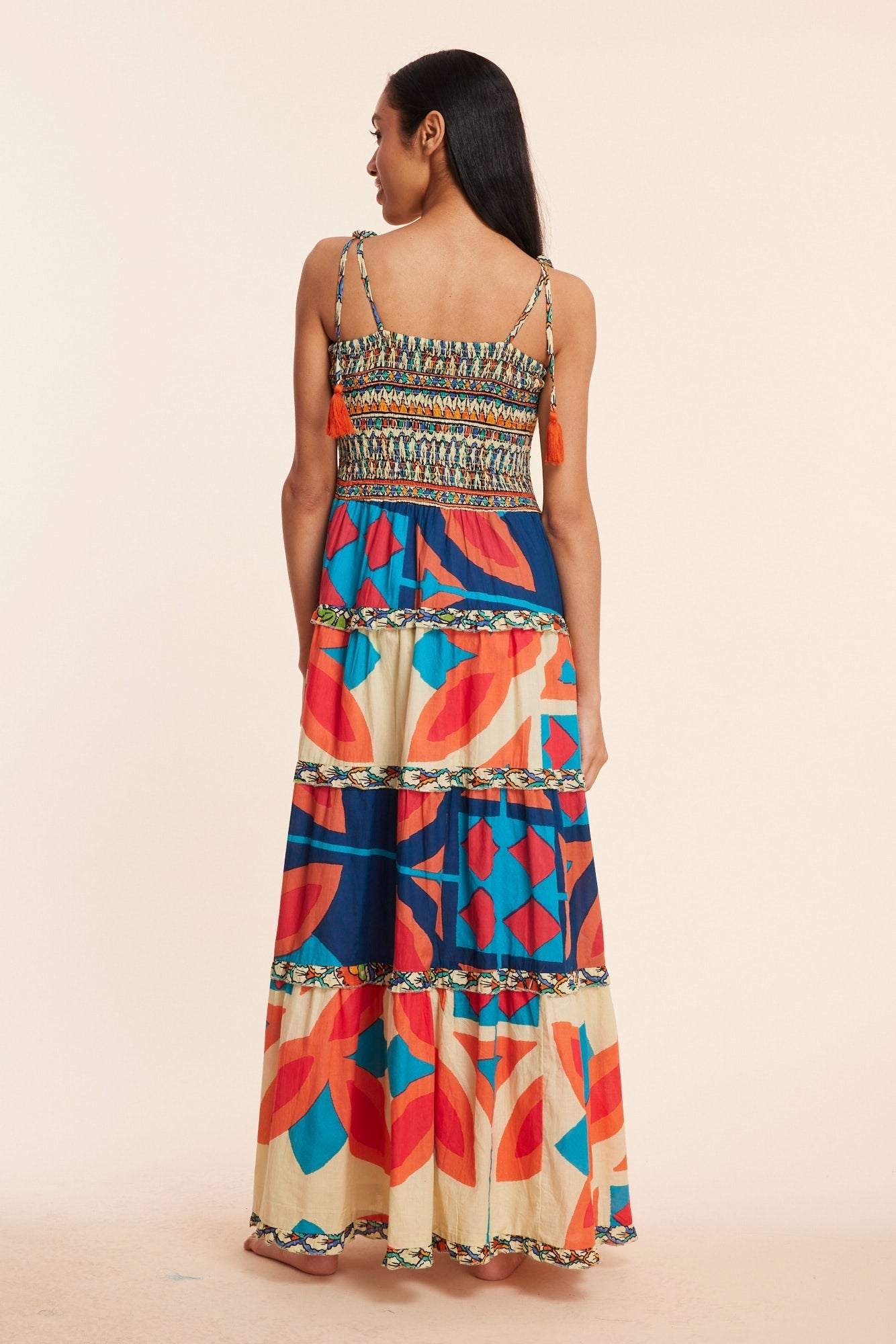 Dianora Dress in Moroccan Combo