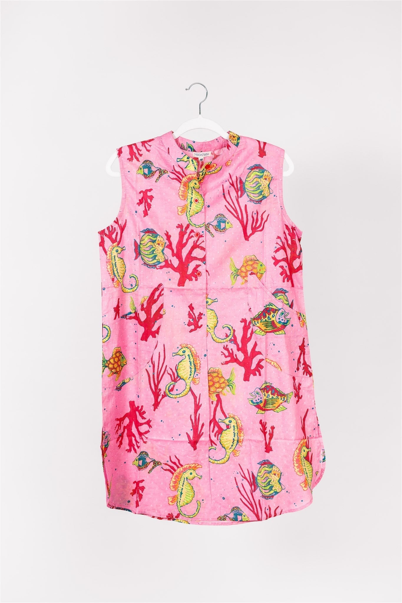 Preorder - Gabriella Dress Sealife Pink Multi