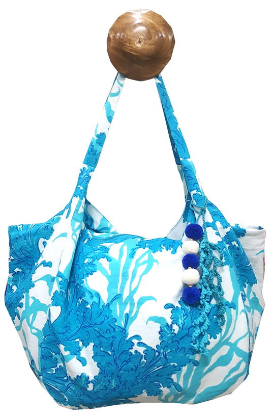 Preorder - Esona Bag Big Coral White Blue